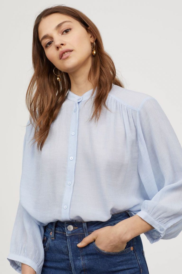 How to Wear H&M Blouses in No-Basic Way?